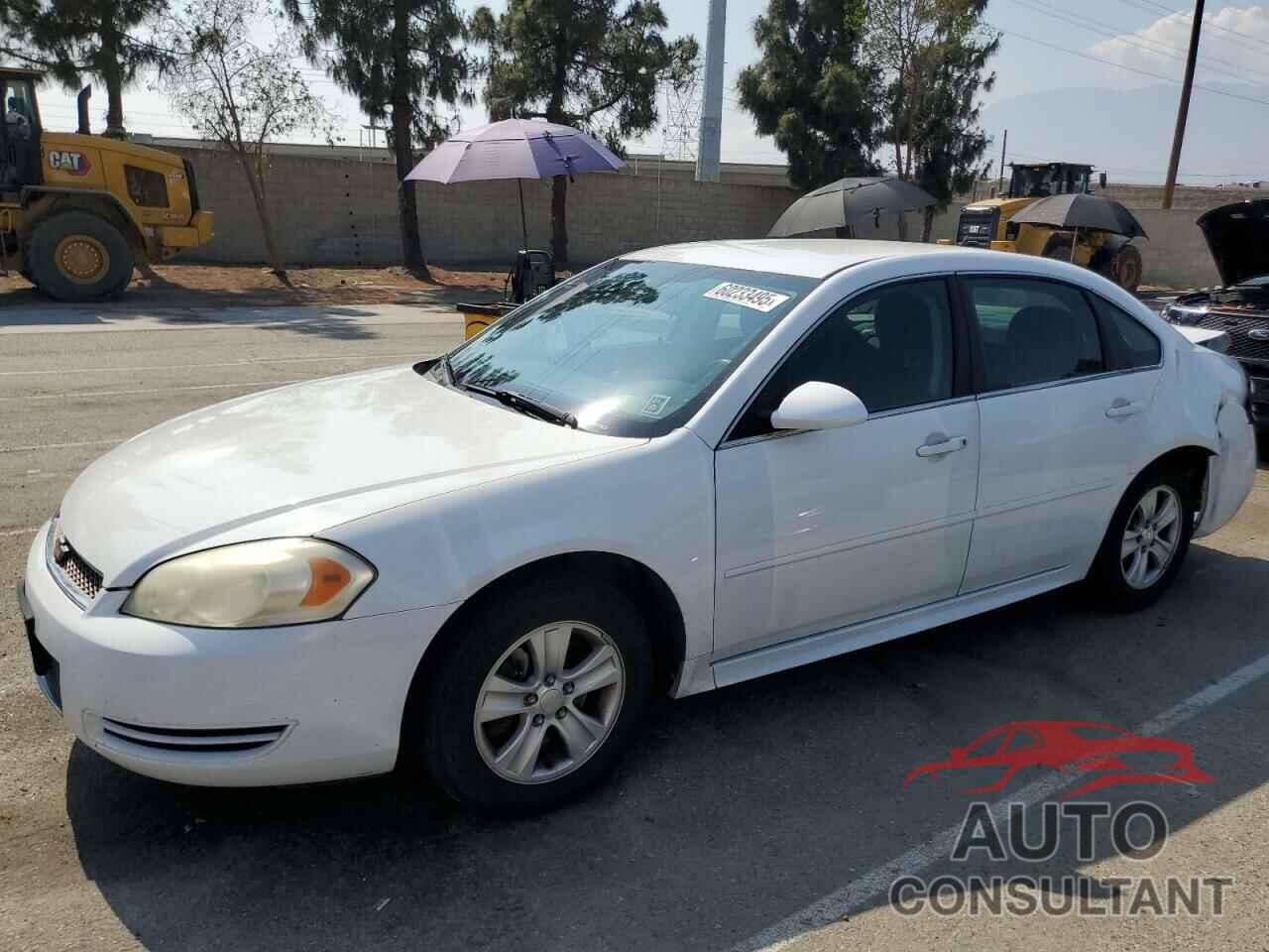 CHEVROLET IMPALA 2012 - 2G1WF5E34C1126565