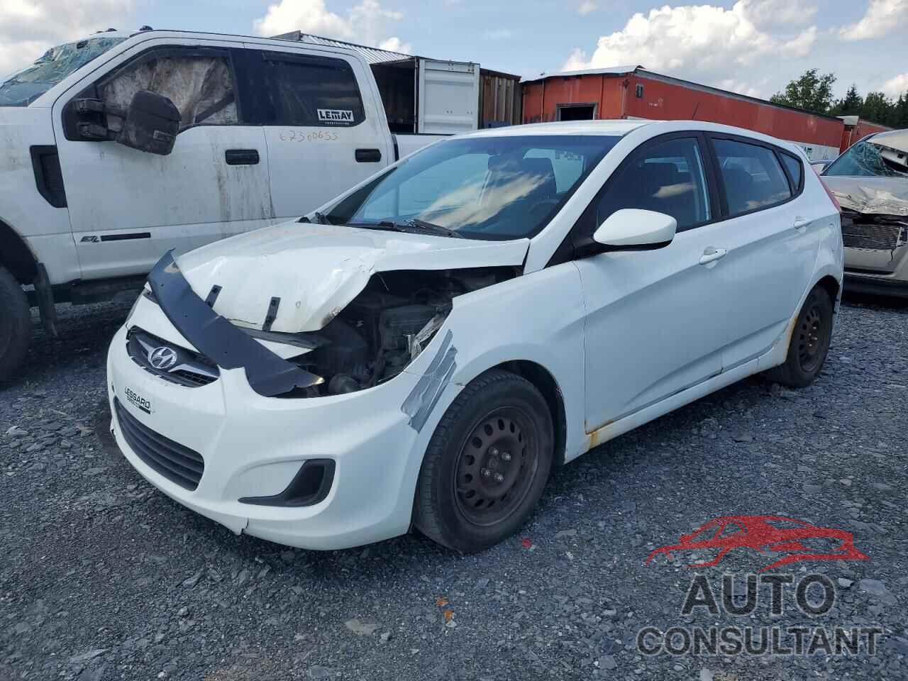 HYUNDAI ACCENT 2013 - KMHCT5AEXDU124072