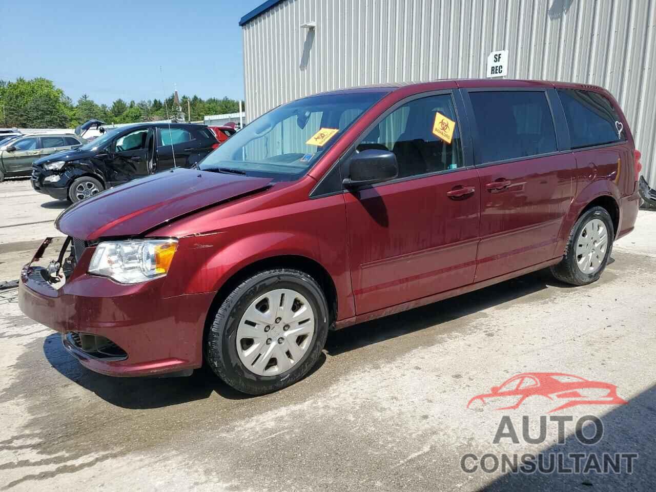 DODGE CARAVAN 2017 - 2C4RDGBG4HR563732
