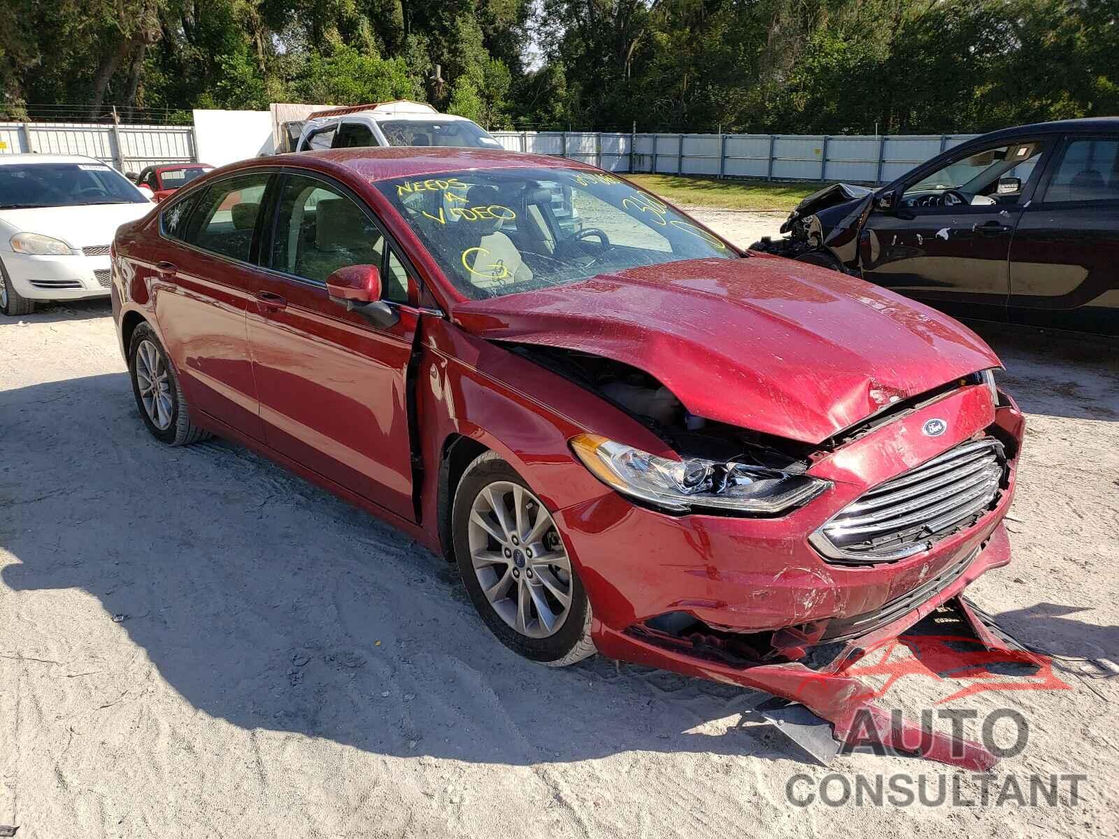 FORD FUSION 2017 - 3FA6P0H70HR393152