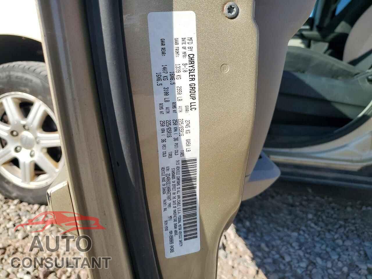 DODGE CARAVAN 2010 - 2D4RN3D10AR427007