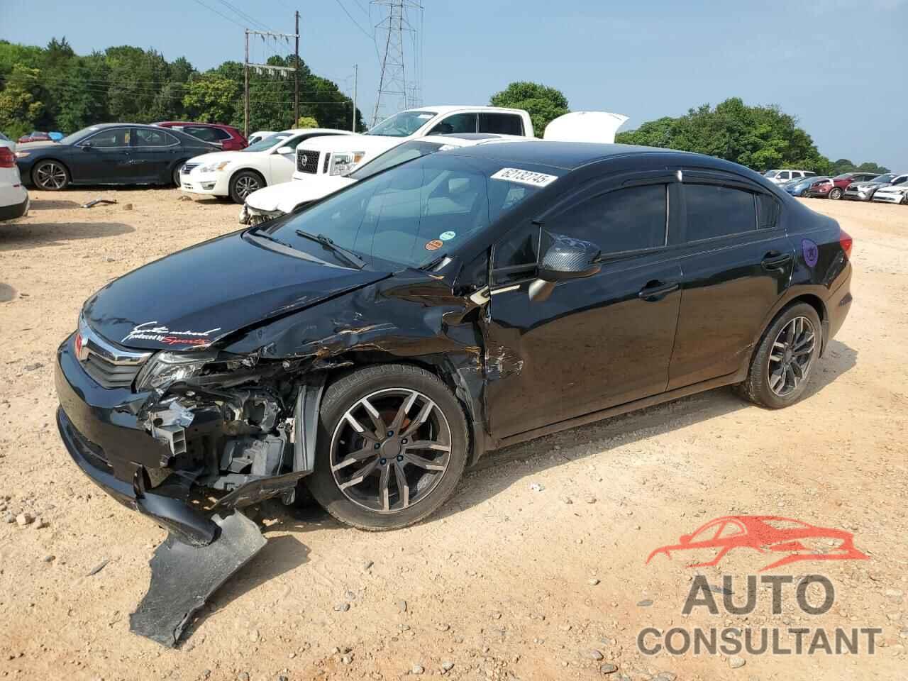 HONDA CIVIC 2012 - 19XFB2F54CE092504