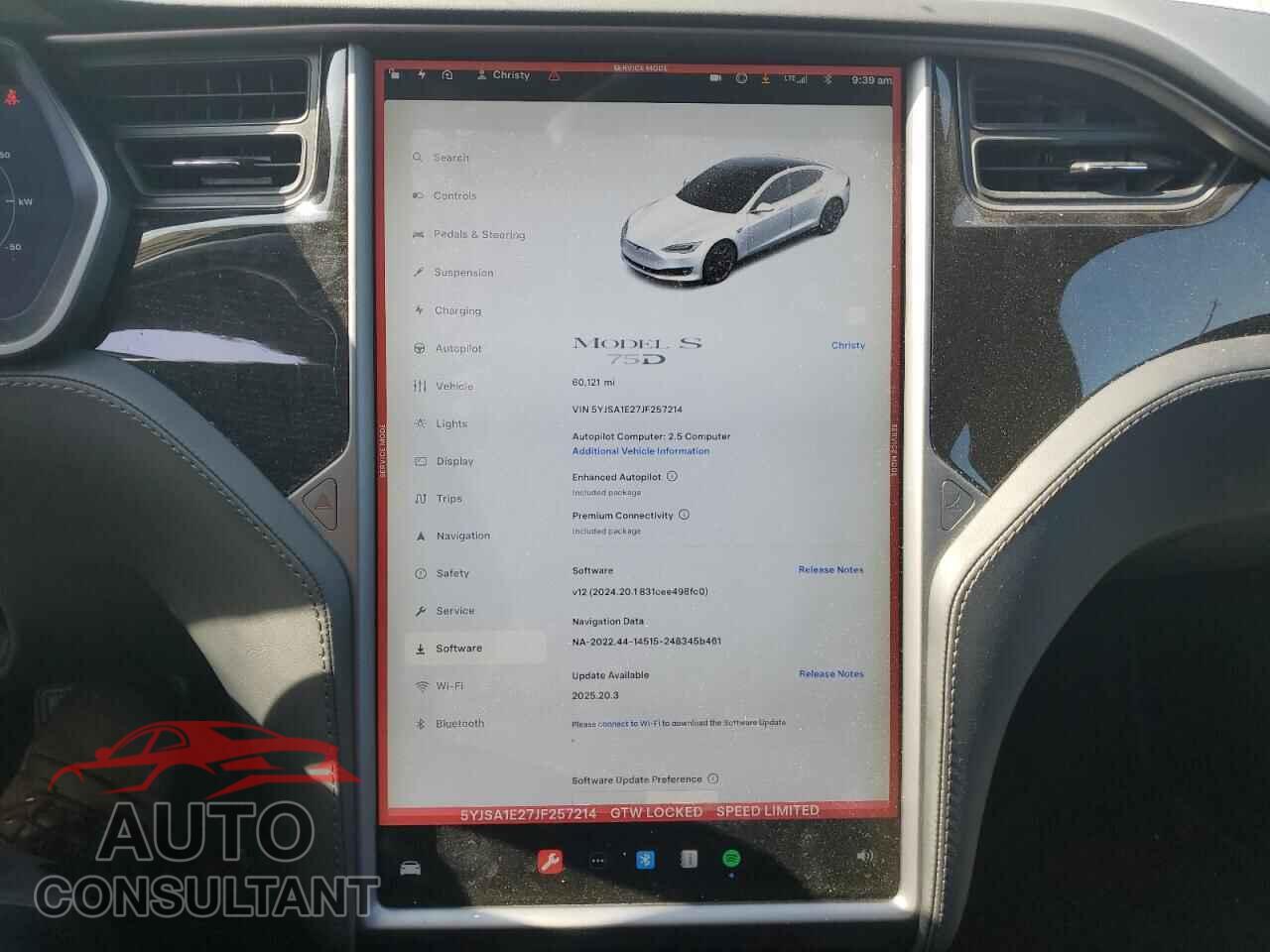 TESLA MODEL S 2018 - 5YJSA1E27JF257214