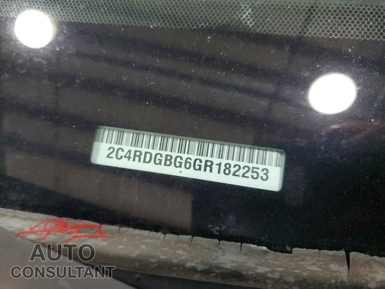 DODGE CARAVAN 2016 - 2C4RDGBG6GR182253