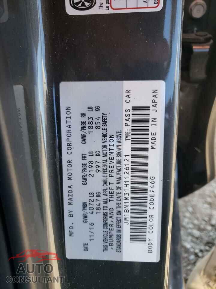 MAZDA 3 2017 - JM1BN1M31H1126121