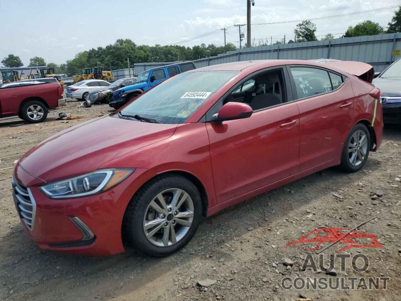 HYUNDAI ELANTRA 2017 - KMHD84LF4HU208352