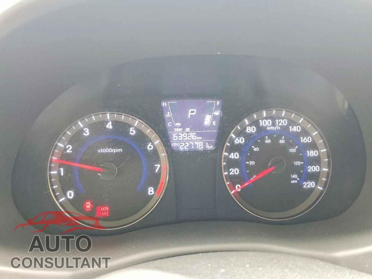 HYUNDAI ACCENT 2014 - KMHCT4AE7EU772268