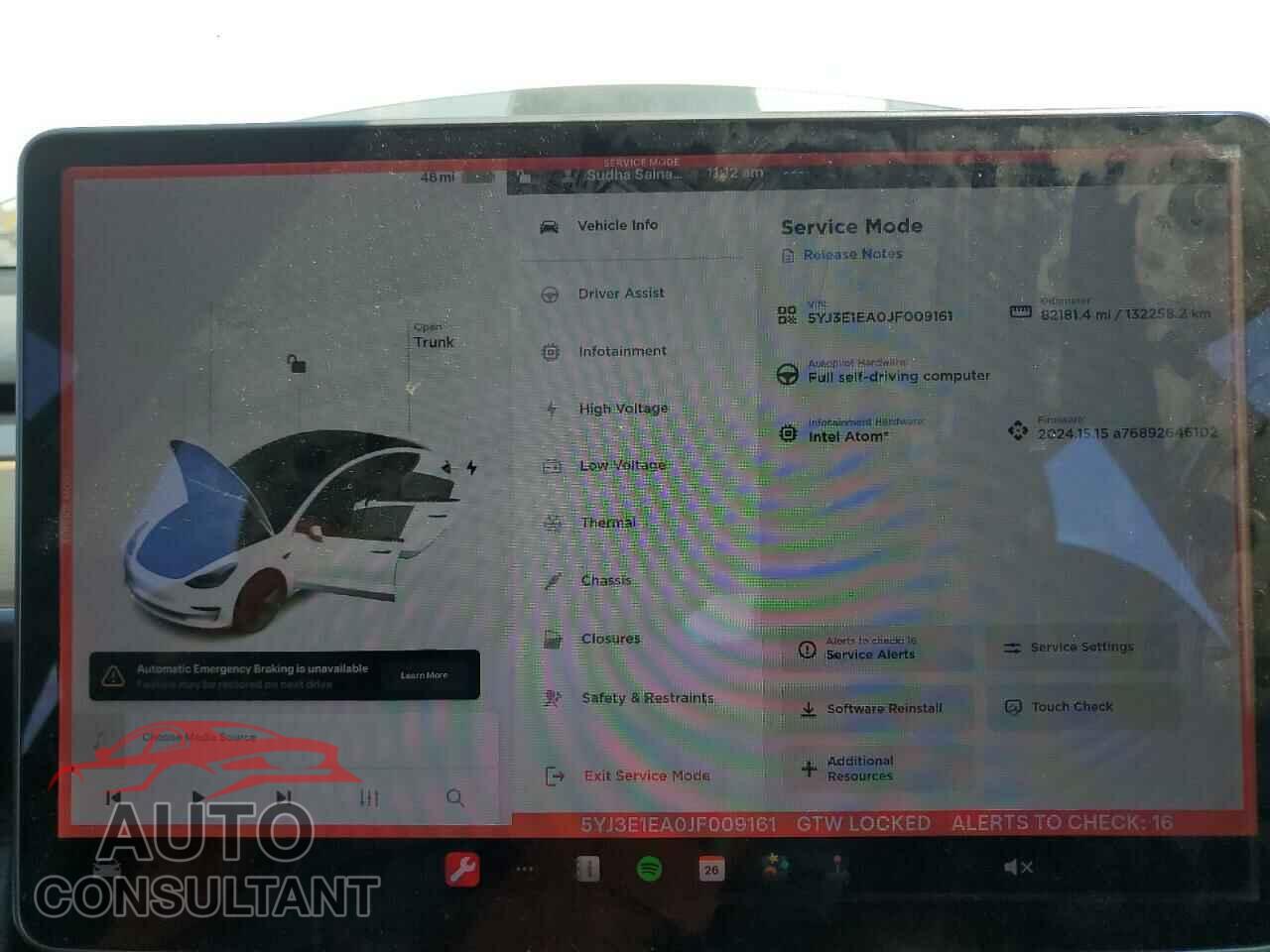 TESLA MODEL 3 2018 - 5YJ3E1EA0JF009161