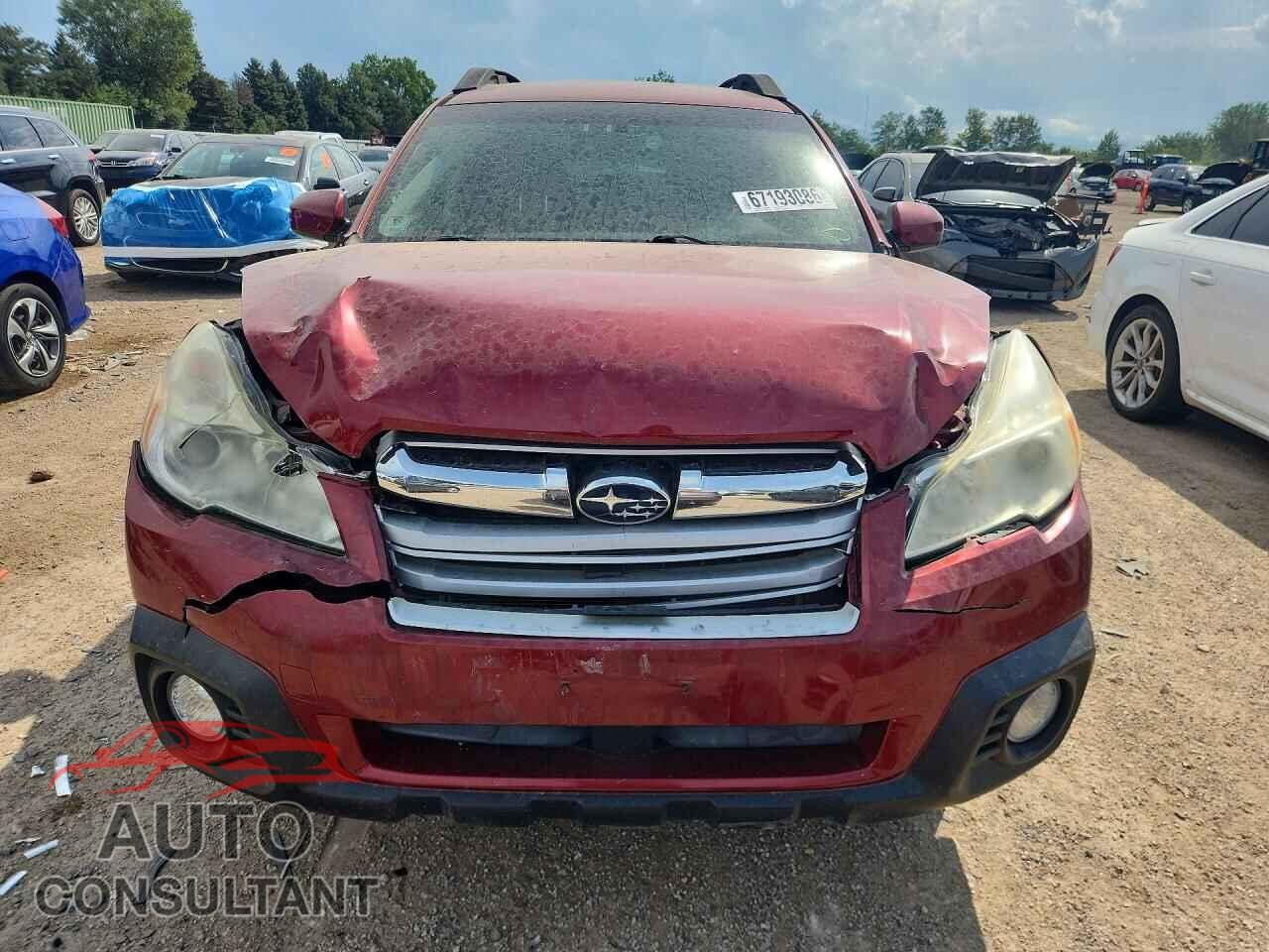 SUBARU OUTBACK 2013 - 4S4BRCCC6D3247383