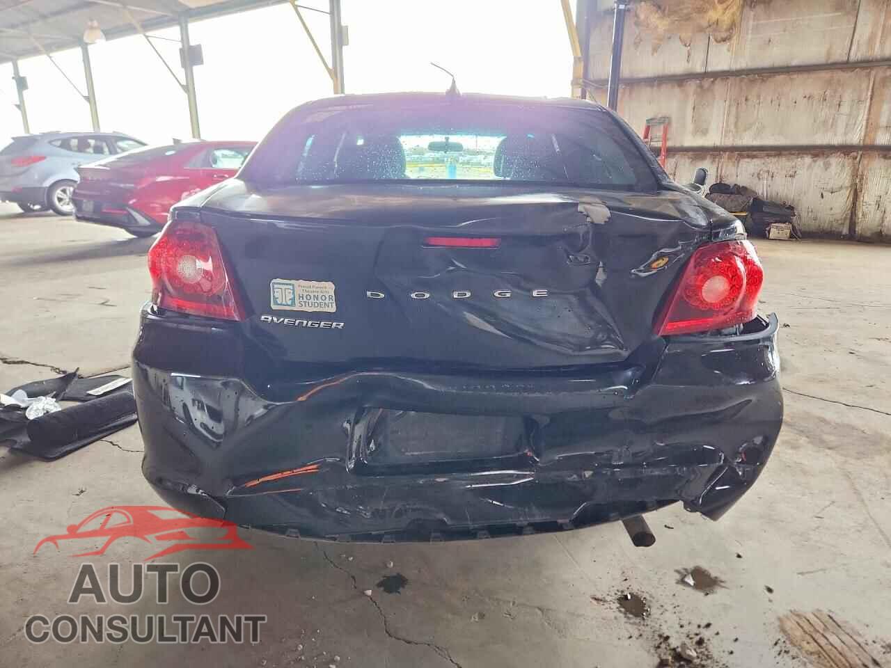DODGE AVENGER 2012 - 1C3CDZCB2CN161562