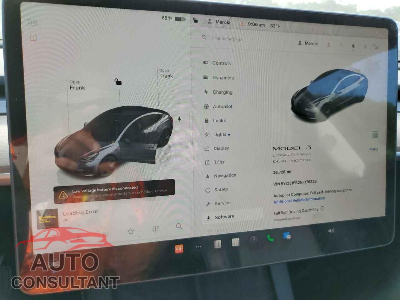 TESLA MODEL 3 2022 - 5YJ3E1EB2NF176328