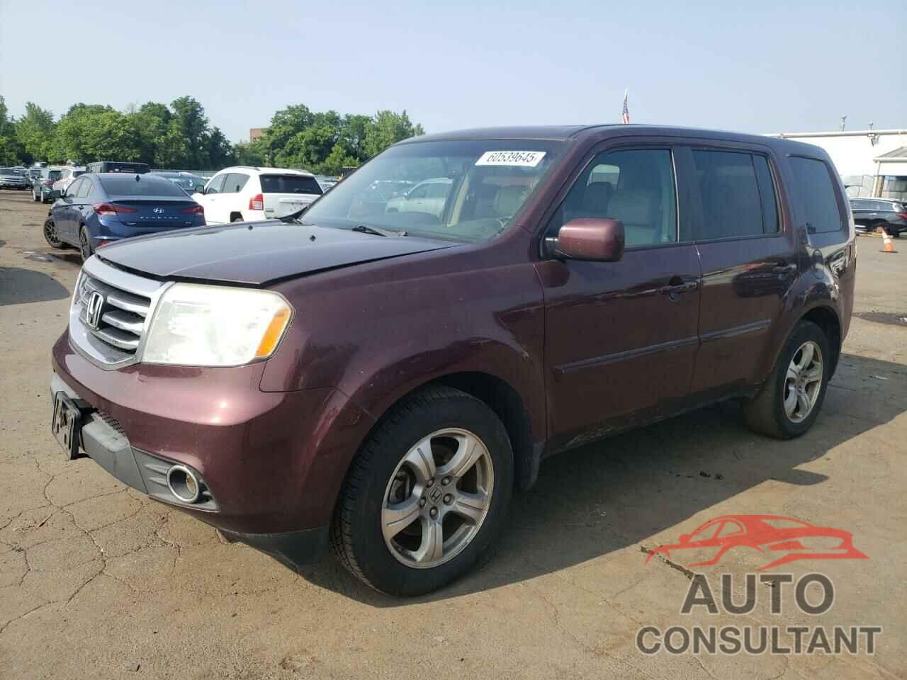 HONDA PILOT 2012 - 5FNYF4H59CB027535