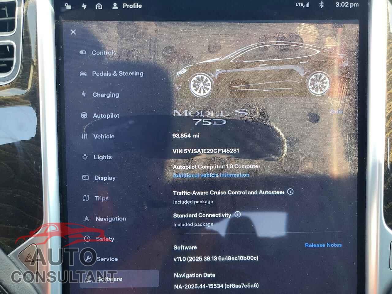 TESLA MODEL S 2016 - 5YJSA1E29GF145281