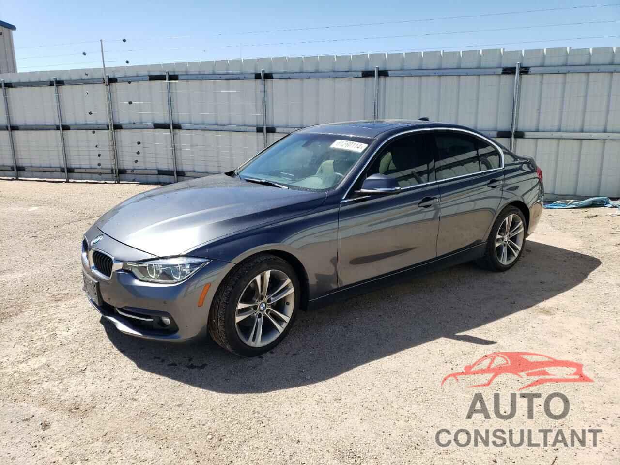 BMW 3 SERIES 2017 - WBA8D9G34HNU61922