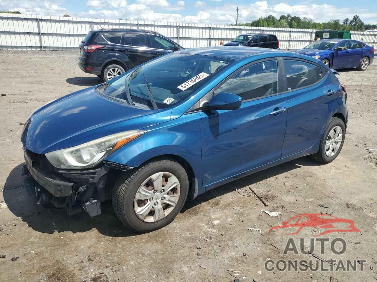 HYUNDAI ELANTRA 2016 - KMHDH4AE0GU600804