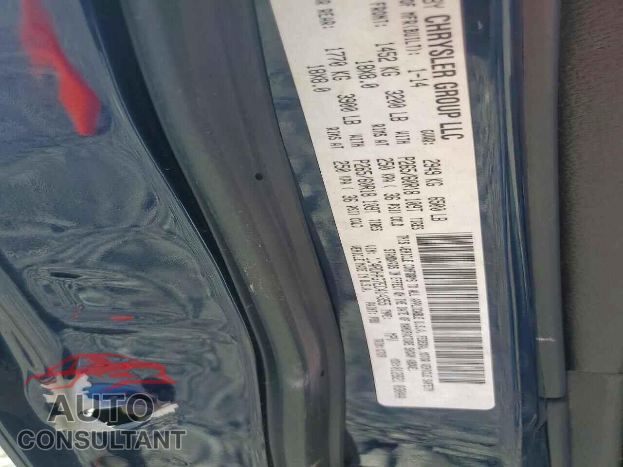 DODGE DURANGO 2014 - 1C4RDHAG7EC414355