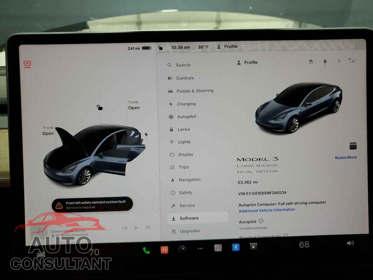 TESLA MODEL 3 2022 - 5YJ3E1EB5NF290534