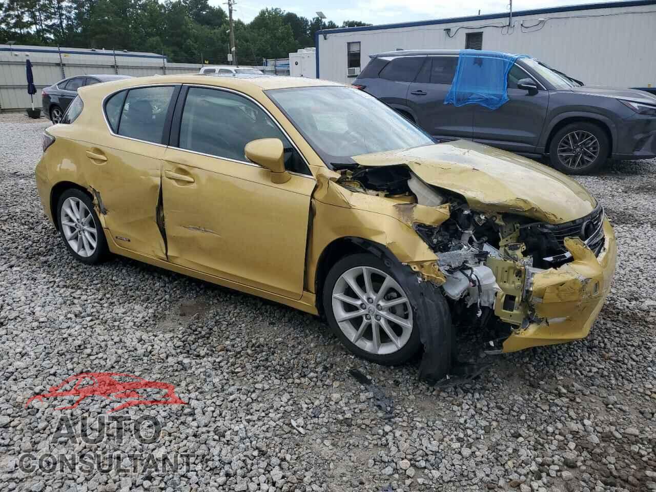 LEXUS CT 200 2012 - JTHKD5BH3C2054672
