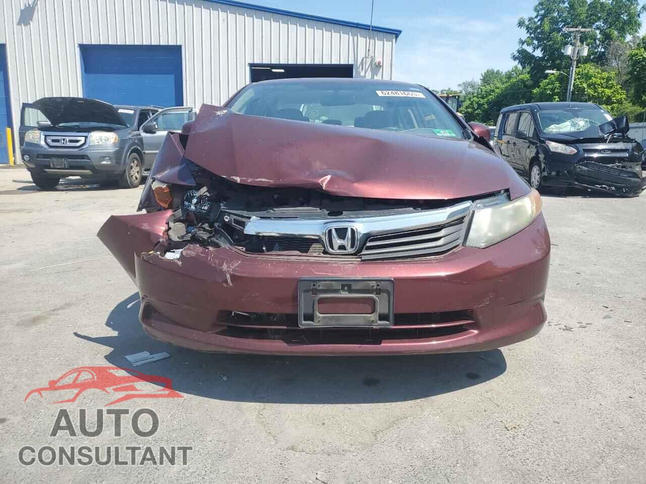 HONDA CIVIC 2012 - 19XFB2F52CE377332