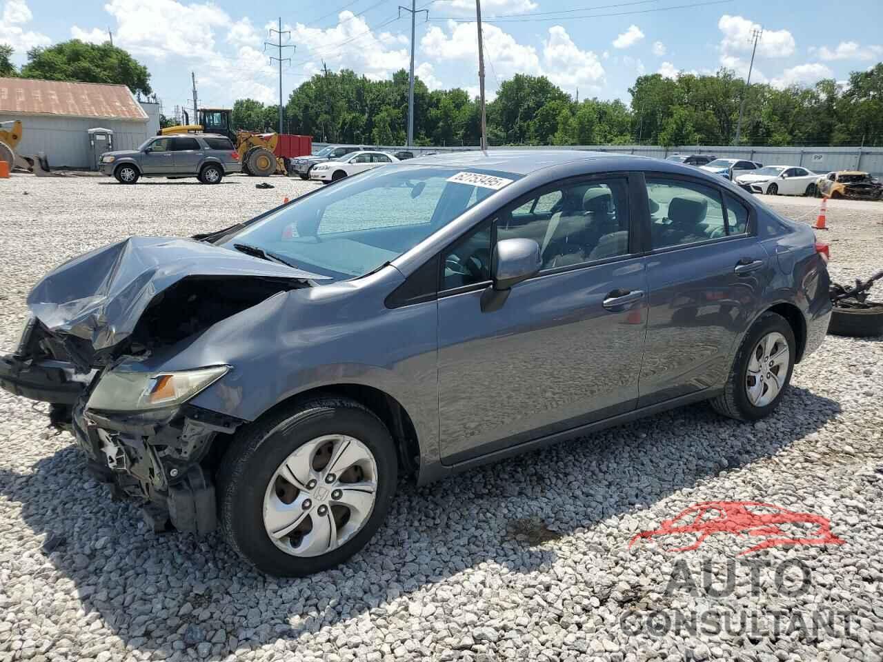 HONDA CIVIC 2013 - 19XFB2F50DE088807
