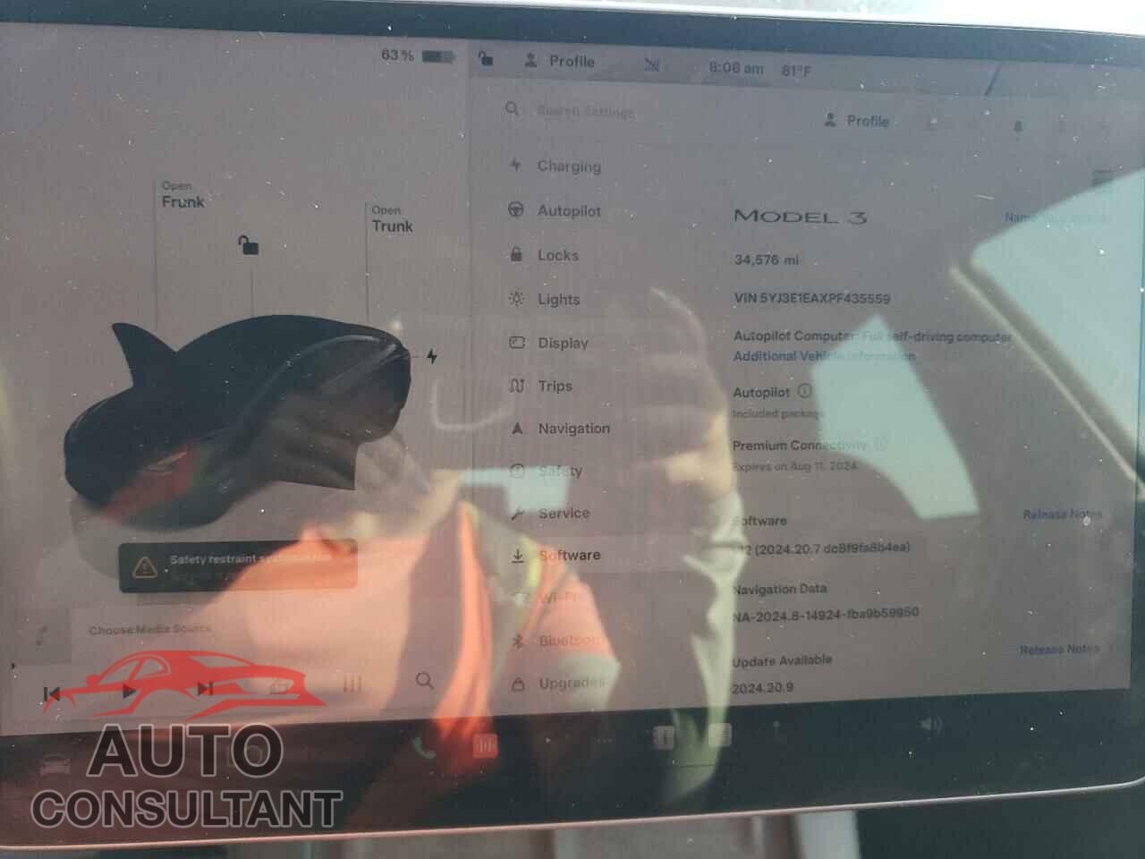 TESLA MODEL 3 2023 - 5YJ3E1EAXPF435559