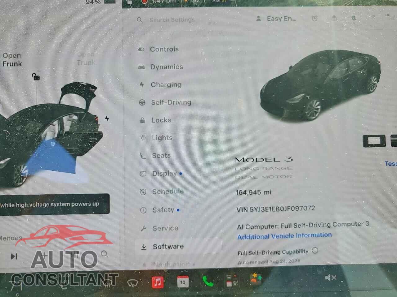 TESLA MODEL 3 2018 - 5YJ3E1EB0JF097072