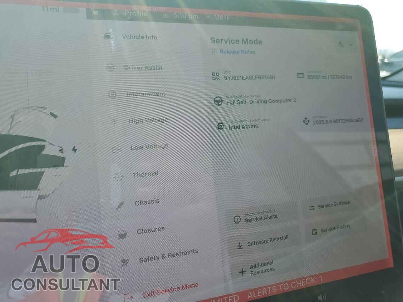 TESLA MODEL 3 2020 - 5YJ3E1EA8LF661691