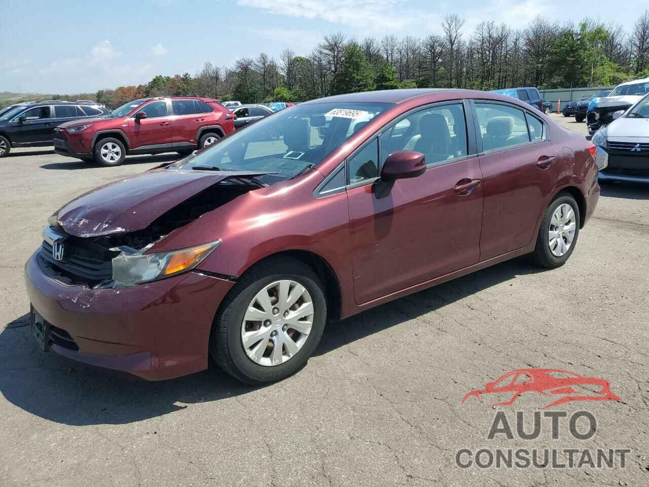 HONDA CIVIC 2012 - 2HGFB2F50CH591693