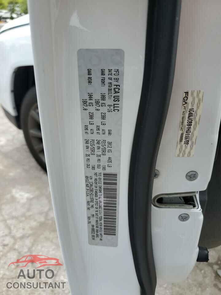 JEEP COMPASS 2017 - 1C4NJCBB1HD119702