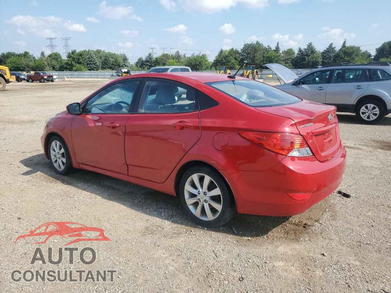 HYUNDAI ACCENT 2012 - KMHCU4AE5CU227258