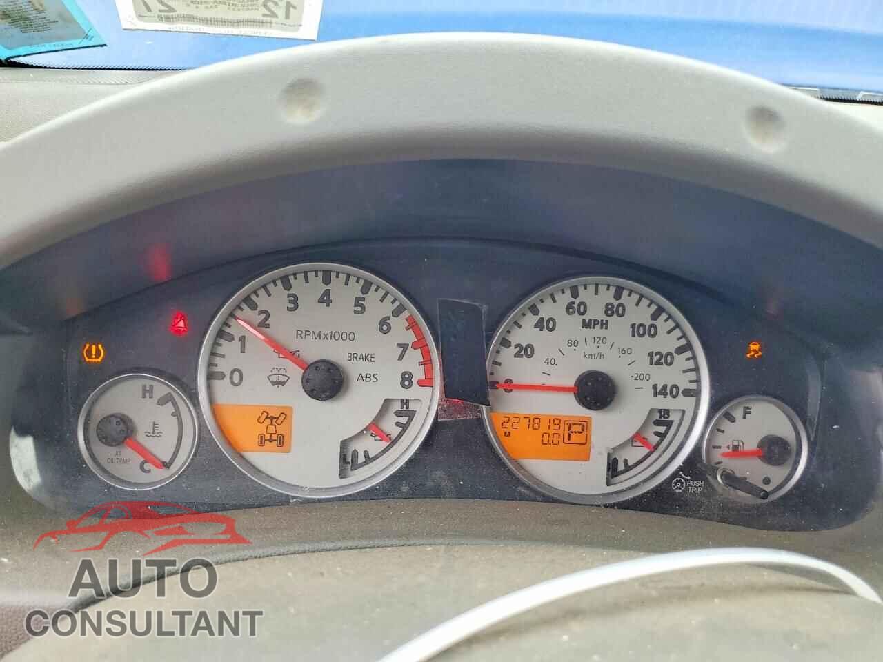 NISSAN FRONTIER 2012 - 1N6AD0EV3CC441389