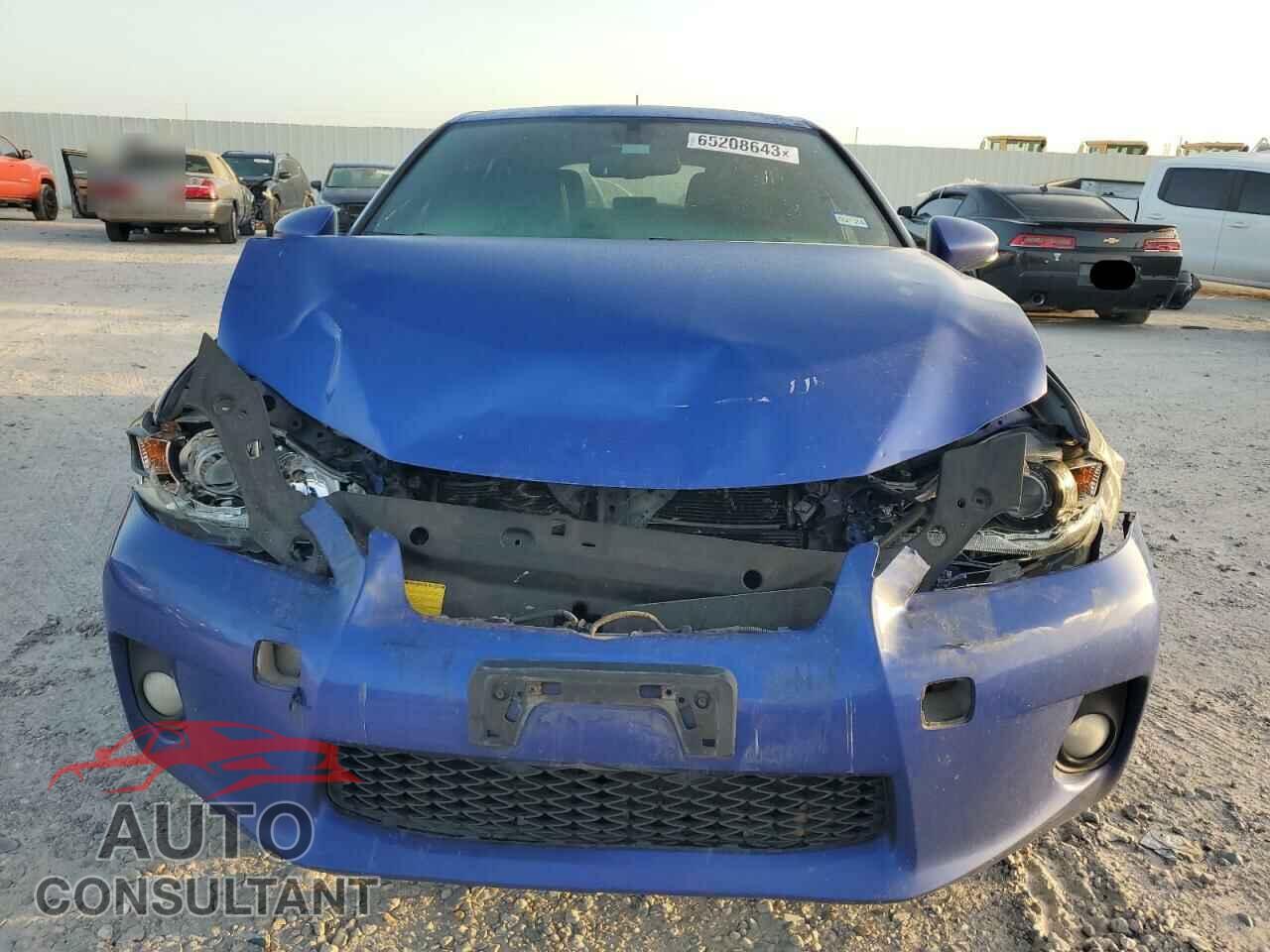 LEXUS CT 200 2012 - JTHKD5BH3C2081175