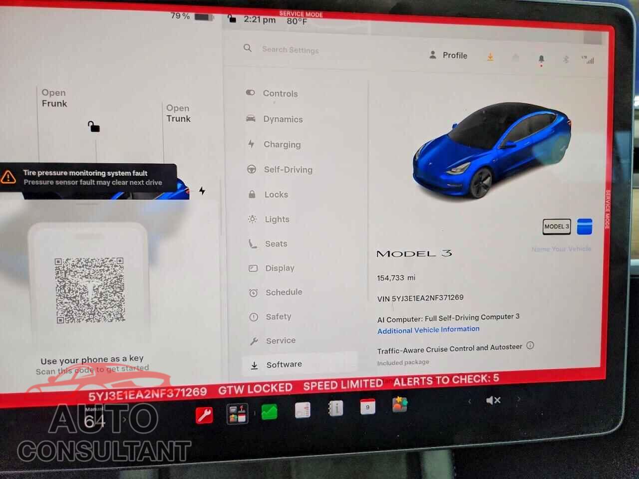TESLA MODEL 3 2022 - 5YJ3E1EA2NF371269