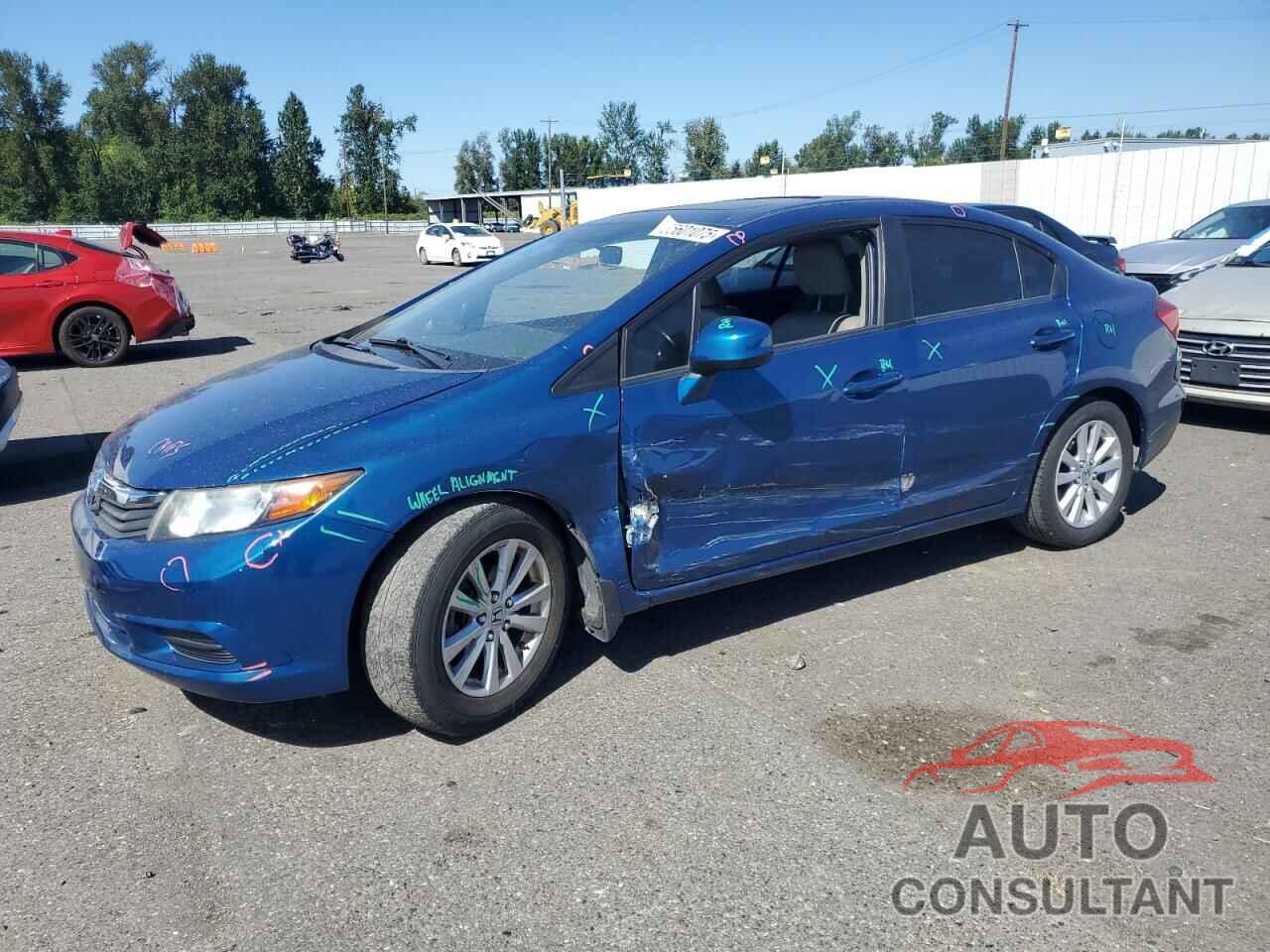 HONDA CIVIC 2012 - 19XFB2F93CE335562