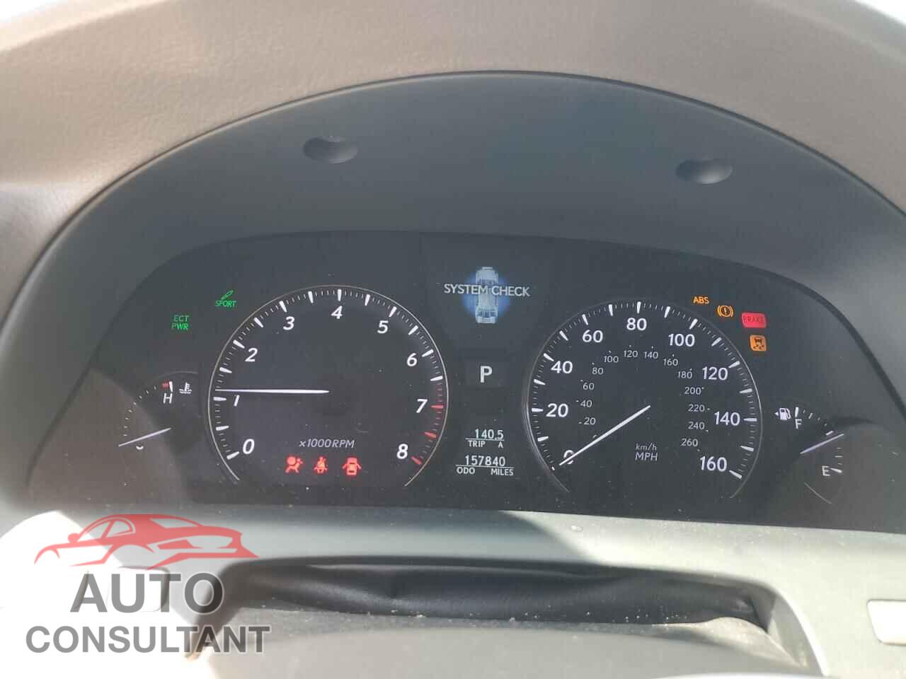 LEXUS LS460 2010 - JTHCL5EF8A5005349