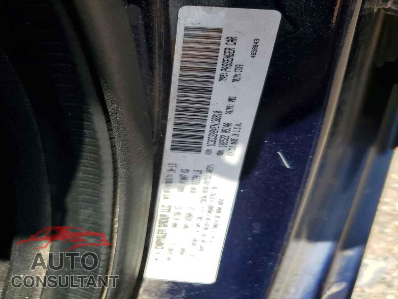 DODGE AVENGER 2014 - 1C3CDZAB4EN138810