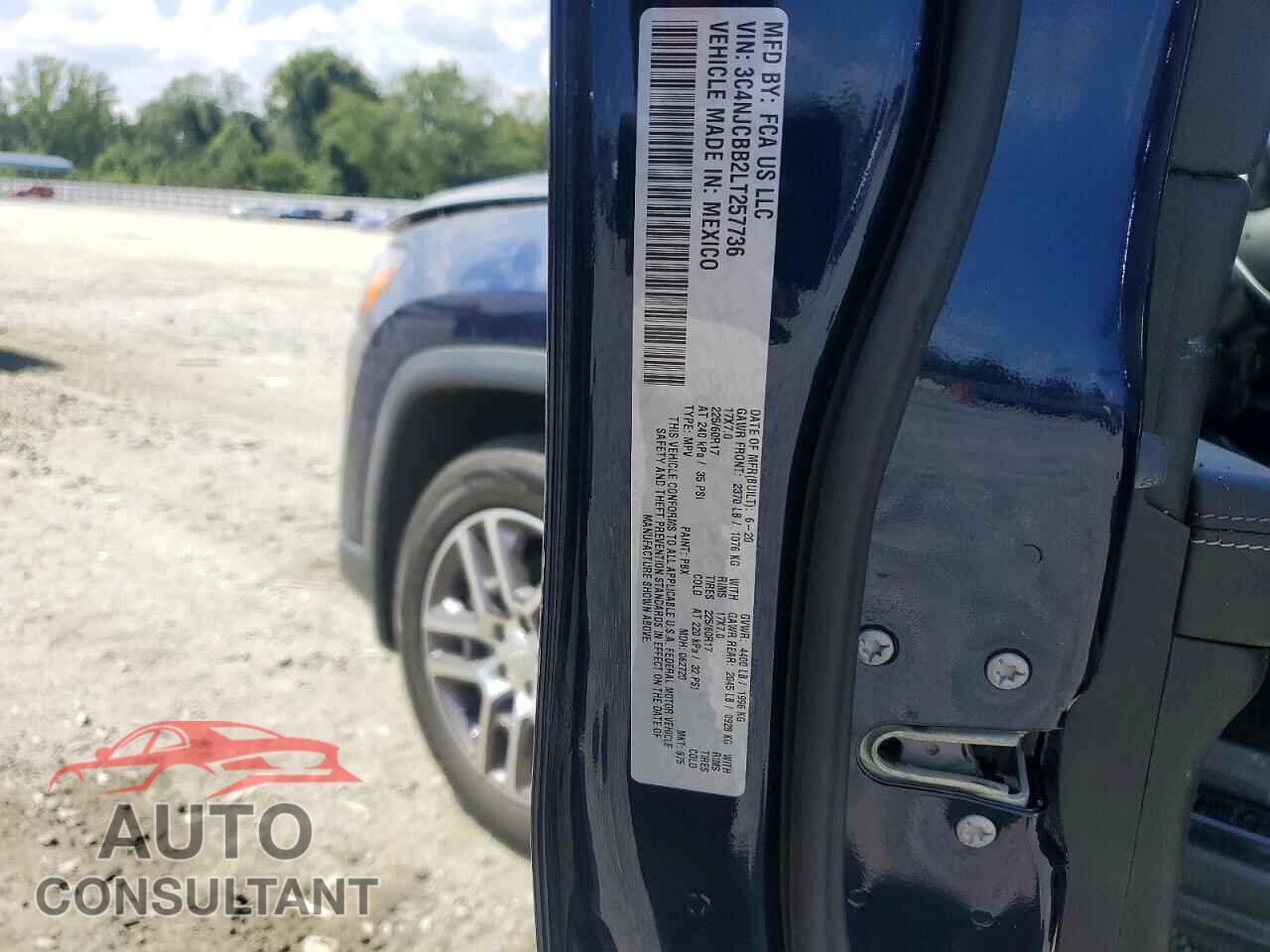 JEEP COMPASS 2020 - 3C4NJCBB2LT257736
