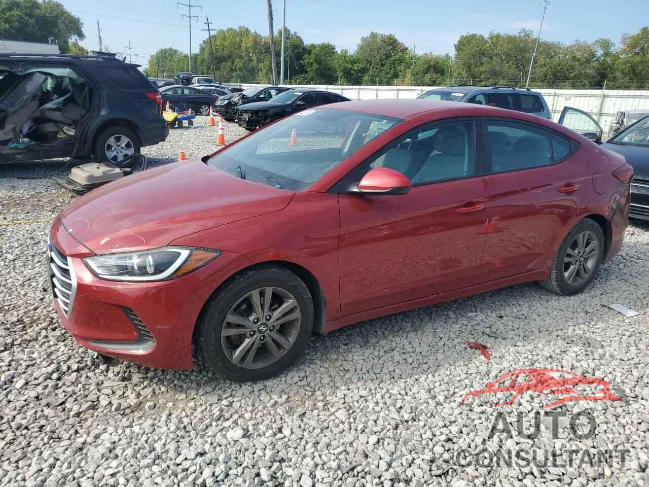 HYUNDAI ELANTRA 2017 - KMHD84LF0HU228470