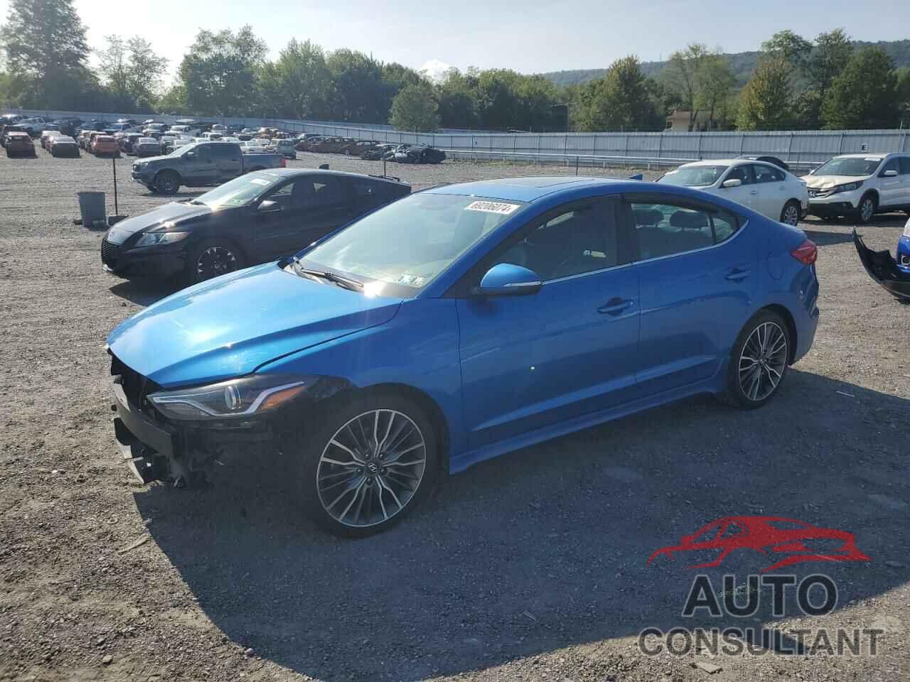 HYUNDAI ELANTRA 2017 - KMHD04LB3HU338935