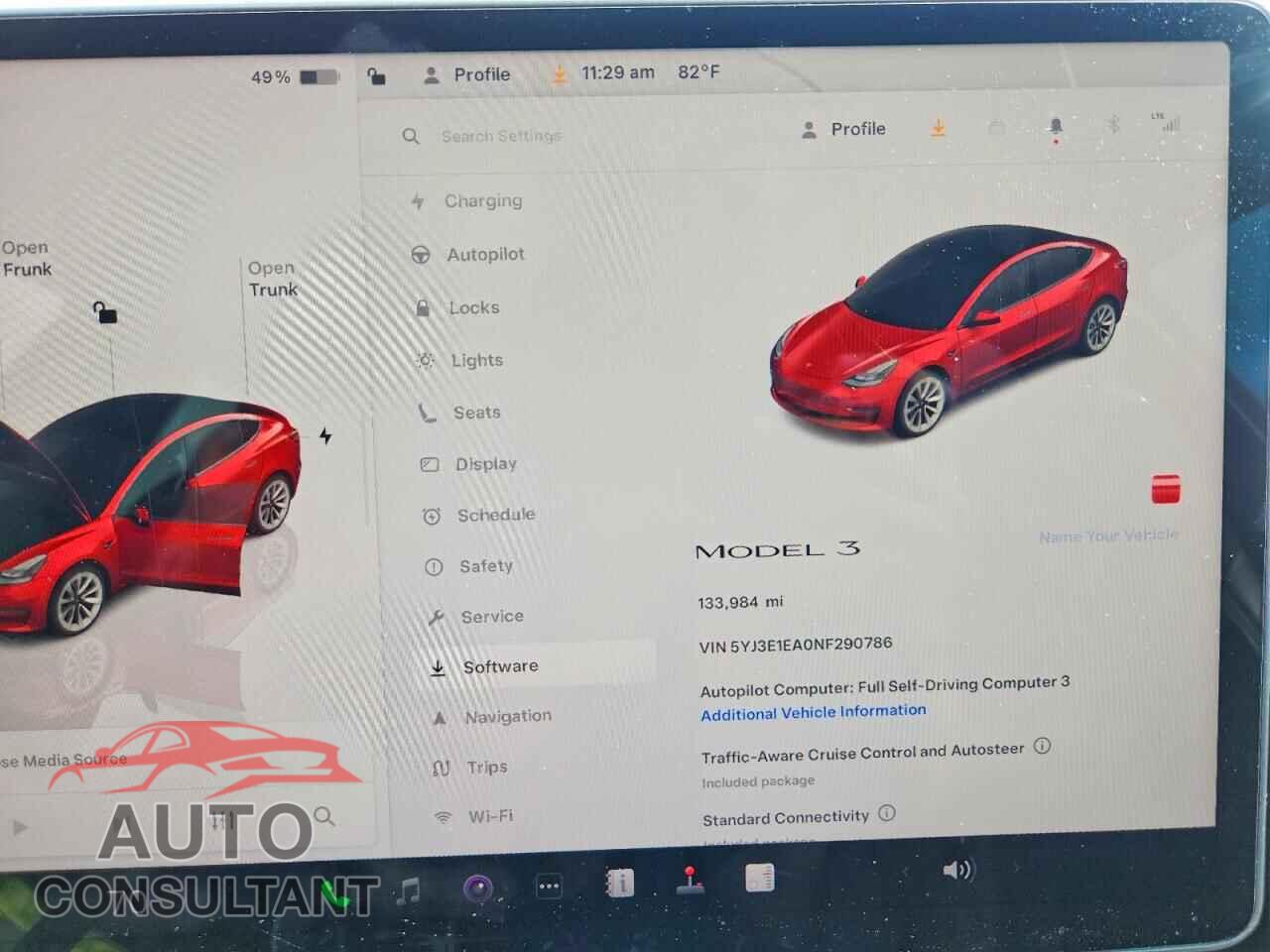 TESLA MODEL 3 2022 - 5YJ3E1EA0NF290786