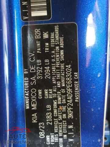 KIA FORTE 2023 - 3KPF24AD9PE683024