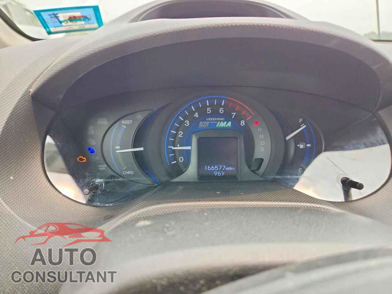 HONDA INSIGHT 2012 - JHMZE2H76CS005295