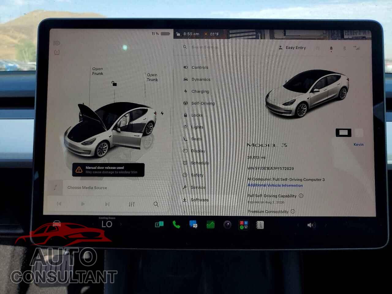 TESLA MODEL 3 2023 - 5YJ3E1EA7PF572829