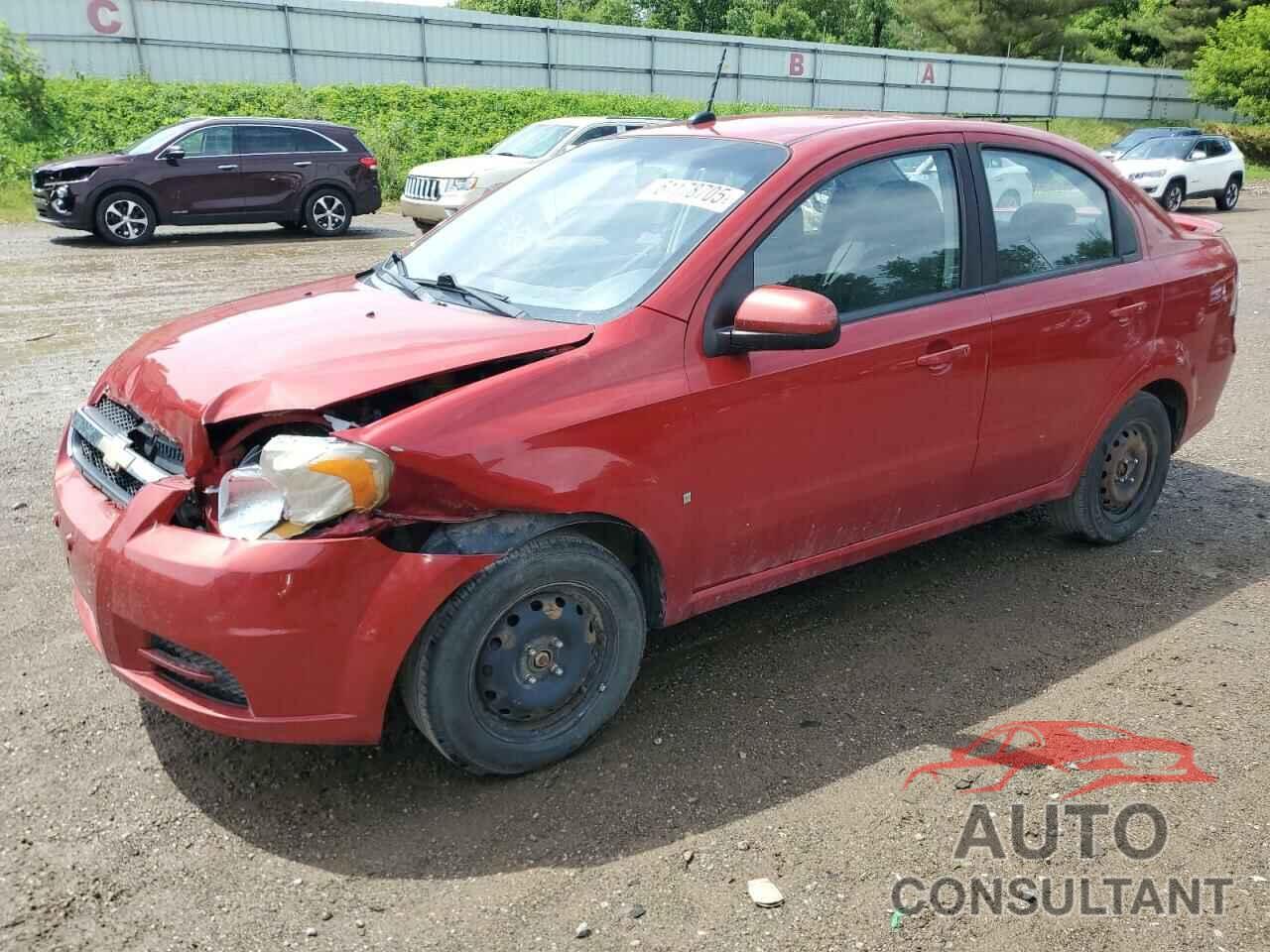 CHEVROLET AVEO 2009 - KL1TD56E29B677075