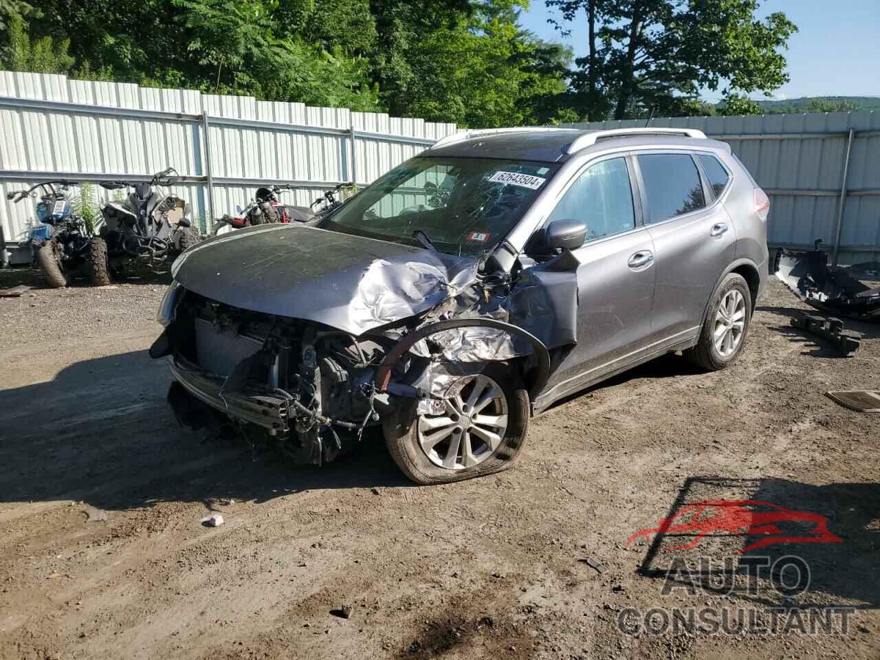 NISSAN ROGUE 2016 - KNMAT2MVXGP680505