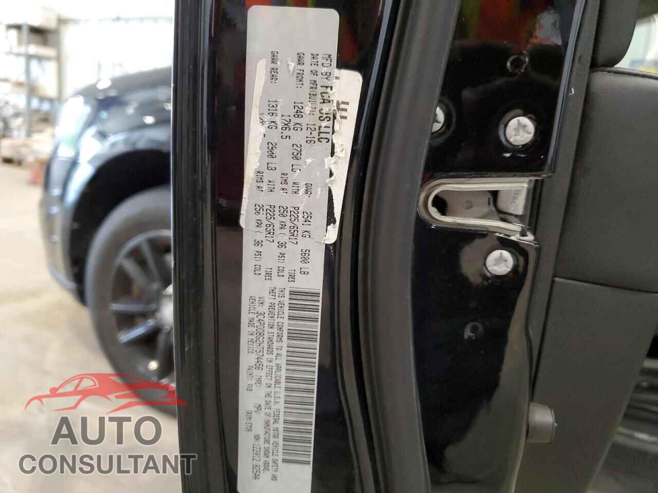 DODGE JOURNEY 2017 - 3C4PDDBG2HT574456
