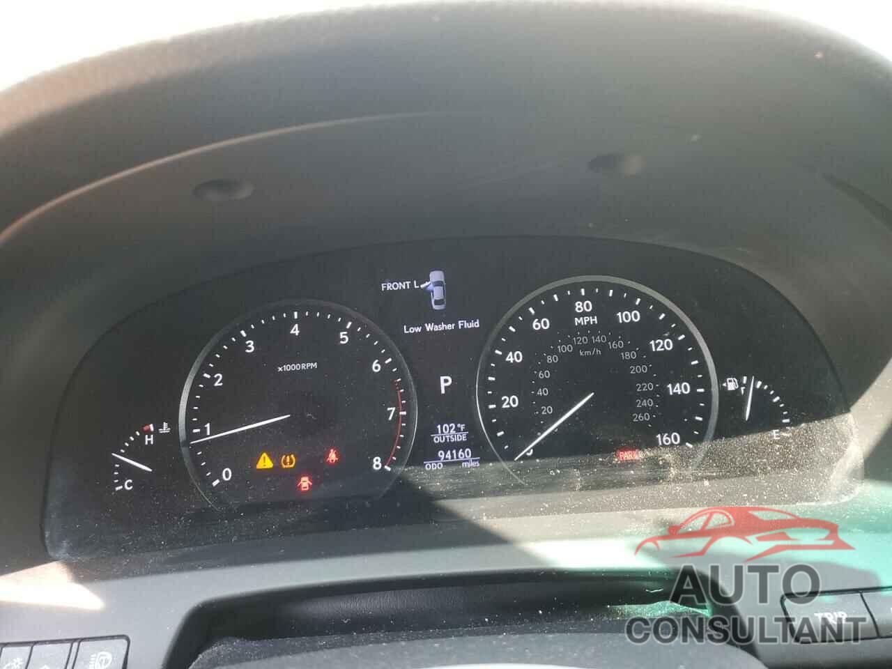 LEXUS LS460 2013 - JTHCL5EF3D5019342