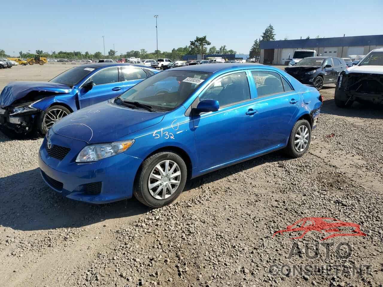 TOYOTA COROLLA 2009 - 1NXBU40E29Z009378