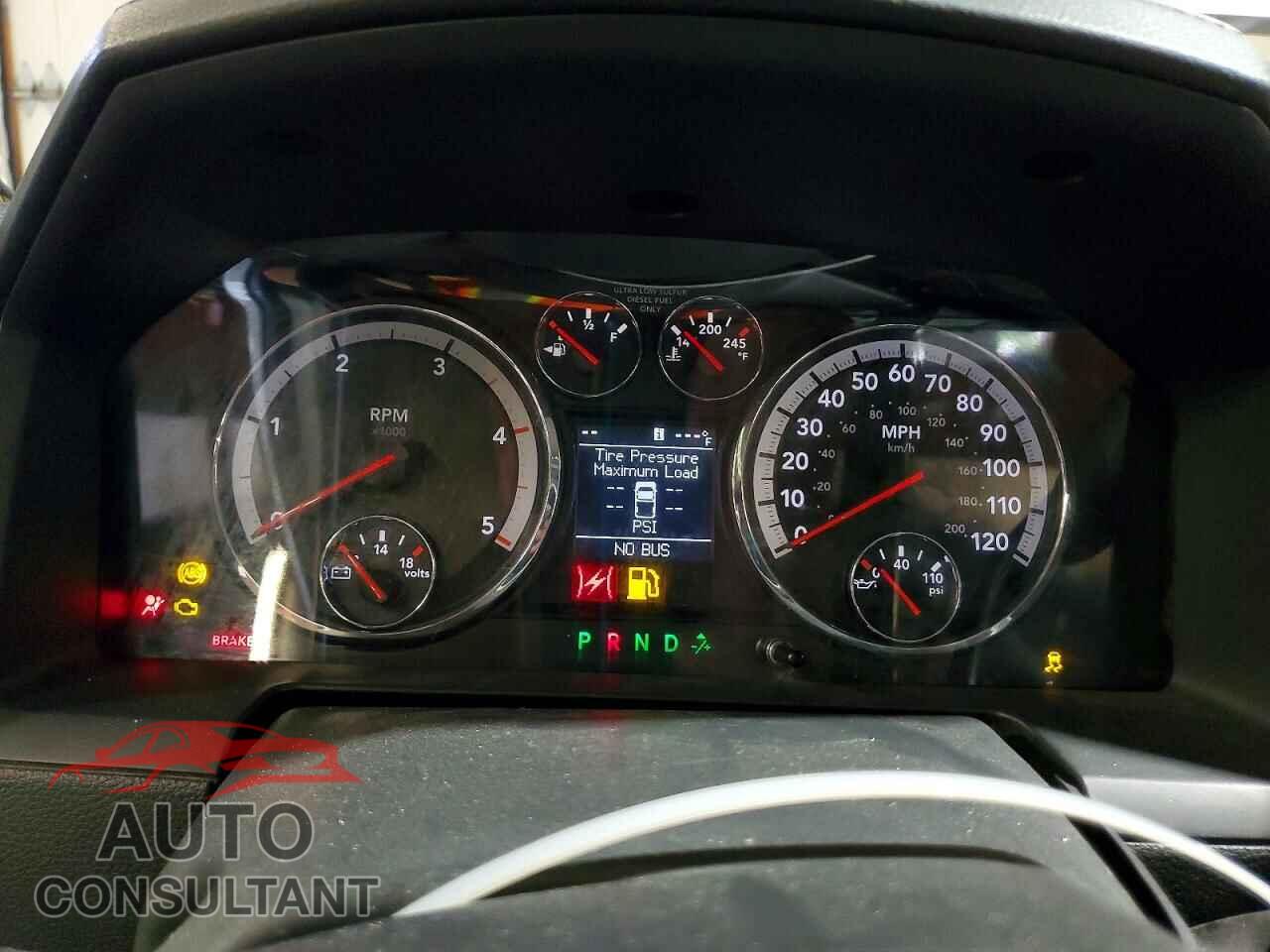 DODGE RAM 2500 2012 - 3C6UD5FLXCG158583