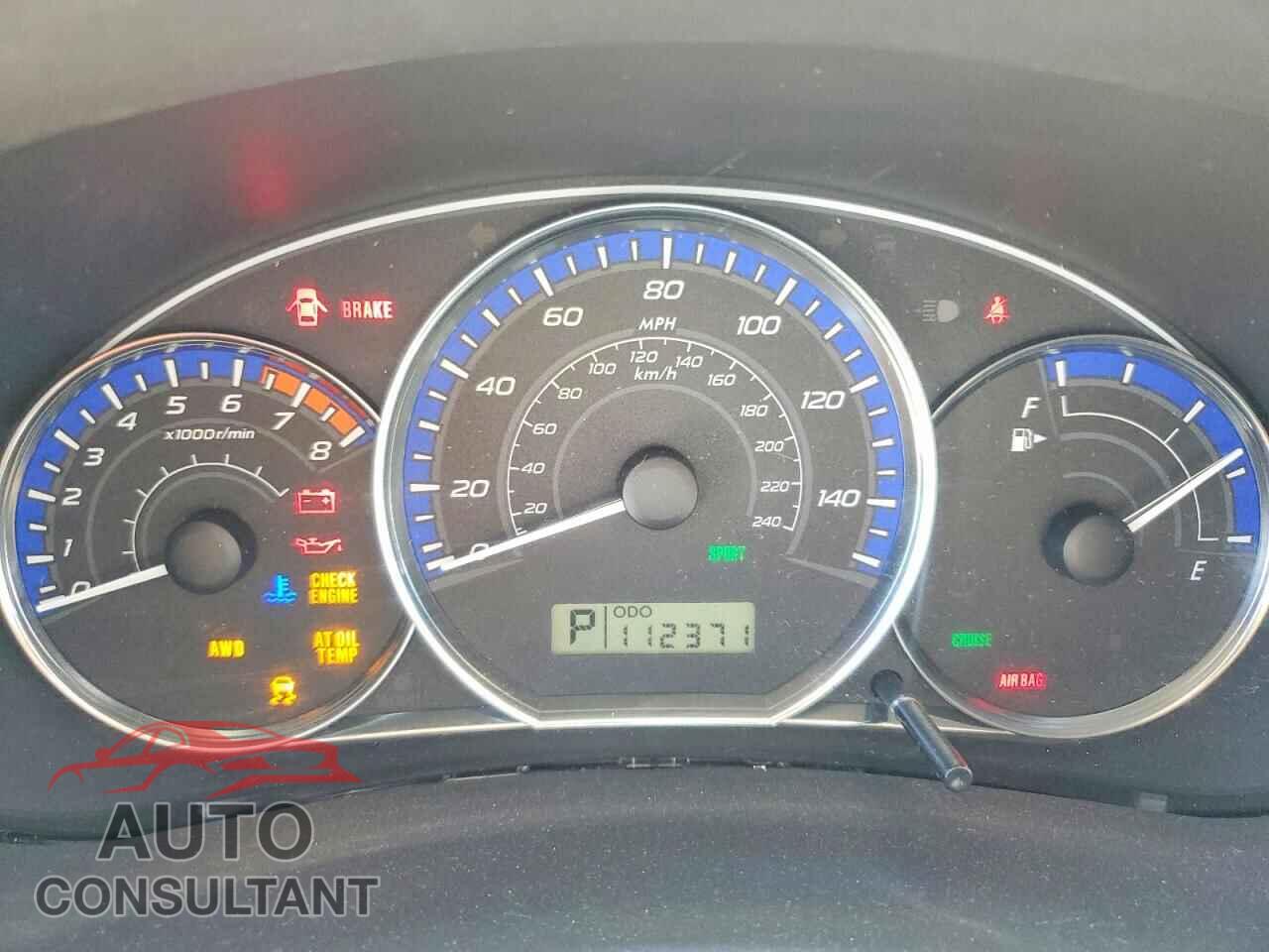 SUBARU FORESTER 2011 - JF2SHBDC5BH748587